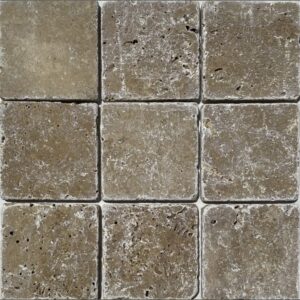 Travertine Noce Matt Tumbled Marble Tile