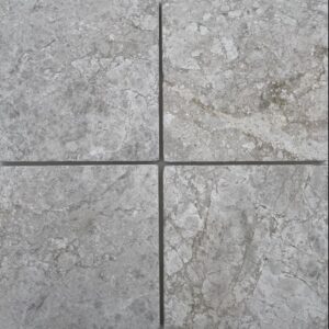 Silver Shadow Matt Tumbled Marble Tile