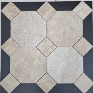 Priory Tumbled Stone Oct Beige Stone Dots