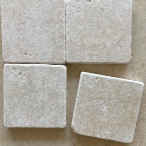 Crema Maroc Tumbled Brushed Marble