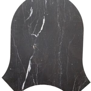 Nero Marquina Bell Shape Honed Marble