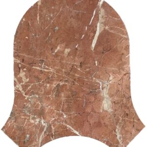 Rojo Alicante Bell Shape Honed Marble