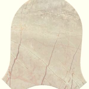 Rosso Crema Bell Shape Honed Marble