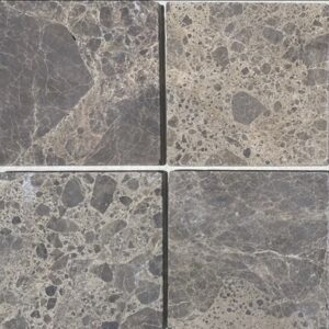 Emperador Dark Brown Matt Tumbled Marble Tile