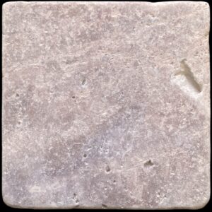 Pink Tumbled Travertine Marble