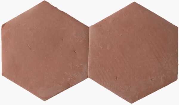 Saltillo Handmade Hex Mexican Natural Terracotta