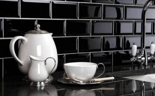 Jet Black Gloss Bevel Mystical