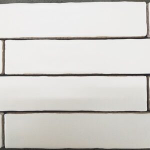 White Matt Handmade Look Hampton Subway Tile