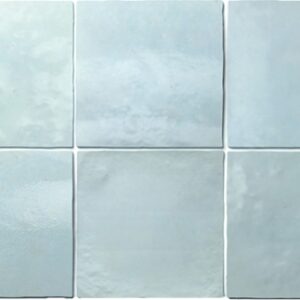 Sky Blue-green Gloss Zellige Look Ceramic Tile