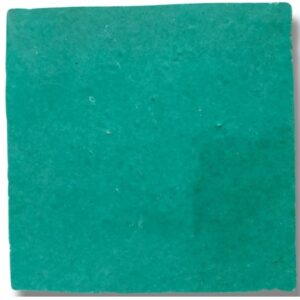 Seafoam Green Gloss Handmade Moroccan Zellige Sculpt