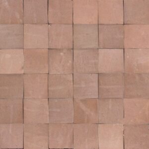 Dusty Pink Gloss Handmade Moroccan Zellige Sculpt