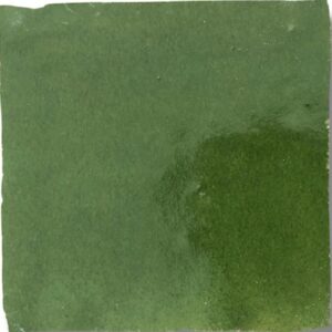 Fern-green Gloss Handmade Moroccan Zellige Sculpt