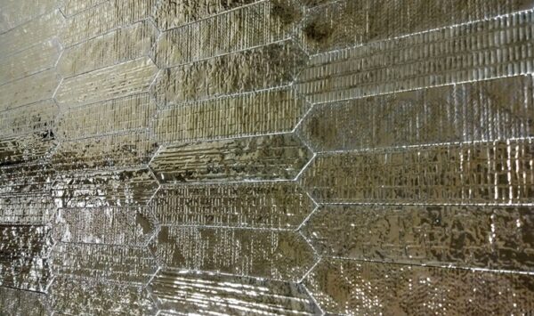 Bronze Decor Gloss Crackle Elongated Hex