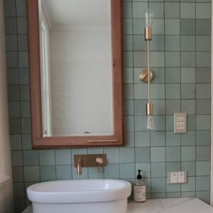 Leaf-green Gloss Zellige Style Mediterranean Tile