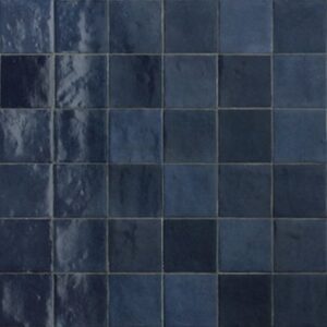 Colbalt-blue Gloss Zellige Style Mediterranean Tile
