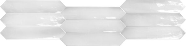 Soft-grey Gloss Elongated Hex