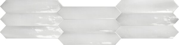Grey Gloss Elongated Hex