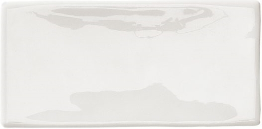 Light-grey Gloss Austere Subway Handmade Look Tile