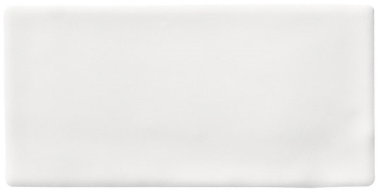 Bright-white Matt Austere Subway Handmade Look Tile