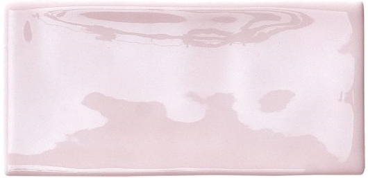 Pastel-pink Gloss Austere Subway Handmade Look Tile