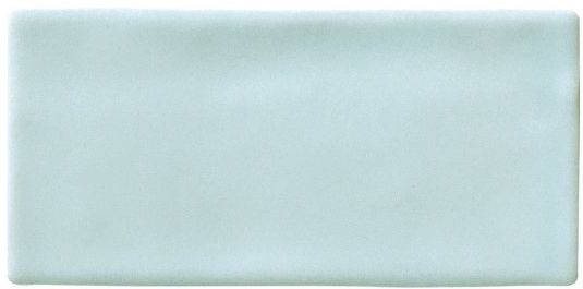 Green-blue Matt Austere Subway Handmade Look Tile
