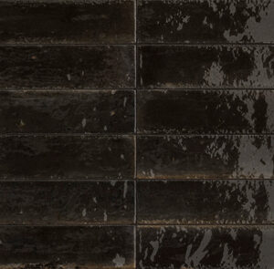 Black-charcoal Mix Gloss Bejmat Look Porcelain Tile