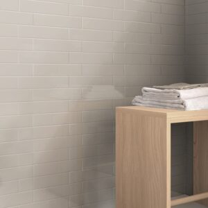 Coffee Beige Gloss Subway Ceramic Tile