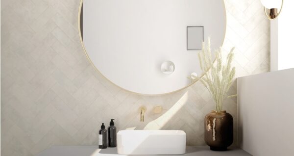 White Matt Wavy Subway Tile