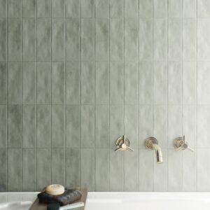 Green Matt Wavy Subway Tile