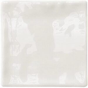 Light-grey Gloss Austere Handmade Look Tile