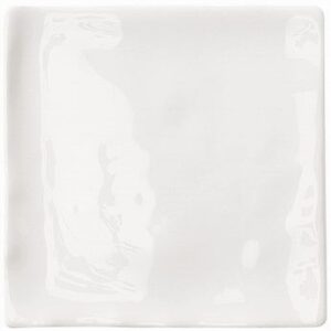 Bright-white Gloss Austere Handmade Look Tile