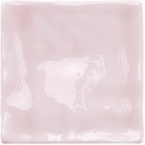 Pastel-pink Gloss Austere Handmade Look Tile