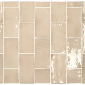 Tan Gloss Handmade Look Ceramic Tile