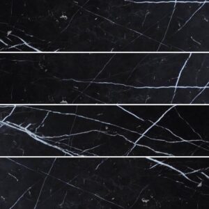 Nero Marquina Honed Subway Marble Tile