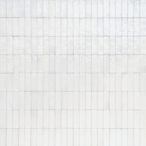 White Varicolored Mix Gloss Zellige Look Tile
