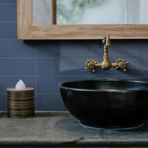 Deep Blue Gloss Subway Ceramic Tile