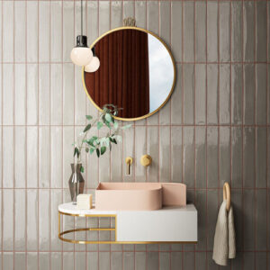 Grey Gloss Subway Tile