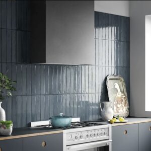 Dark Blue Gloss Subway Tile