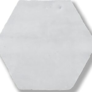 White Light Grey Mix Gloss Hex Zellige