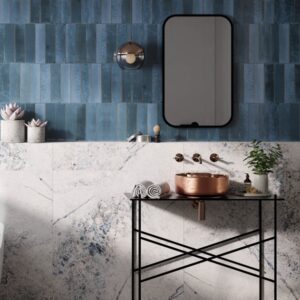 Blue Mix Gloss Subway Tile