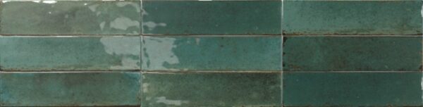 Green Mix Gloss Subway Tile
