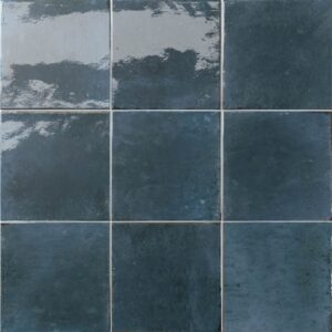 Blue Mix Gloss Square Tile