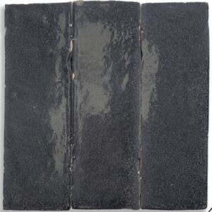 Charcoal Grey Gloss Handmade Moroccan Bejmat Sculpt