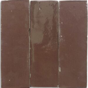 Rust Brown Gloss Handmade Moroccan Bejmat Sculpt