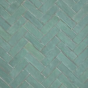 Jade Green Gloss Handmade Moroccan Bejmat Sculpt