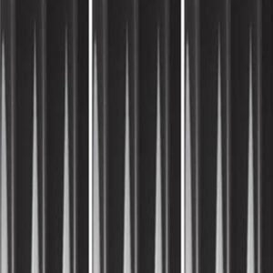 Black Gloss Concave Subway Tile