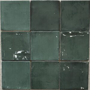 Dark Green Variegated Gloss Tile