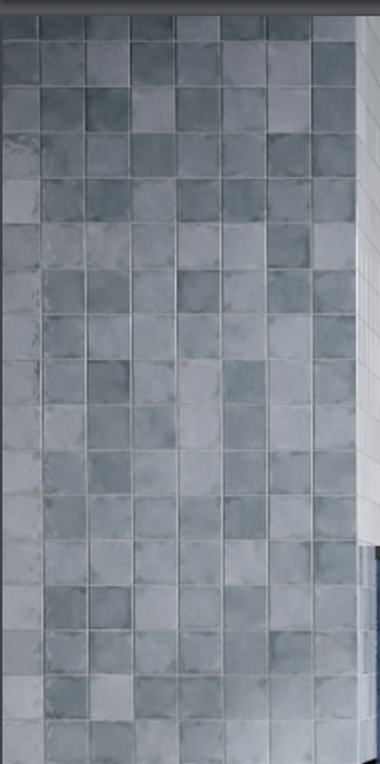 Sky Blue Variegated Gloss Tile