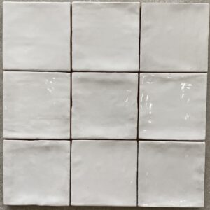 White Variegated Gloss Tile