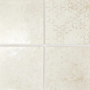 Ivory Cream Mix Decor Ceramic Tile